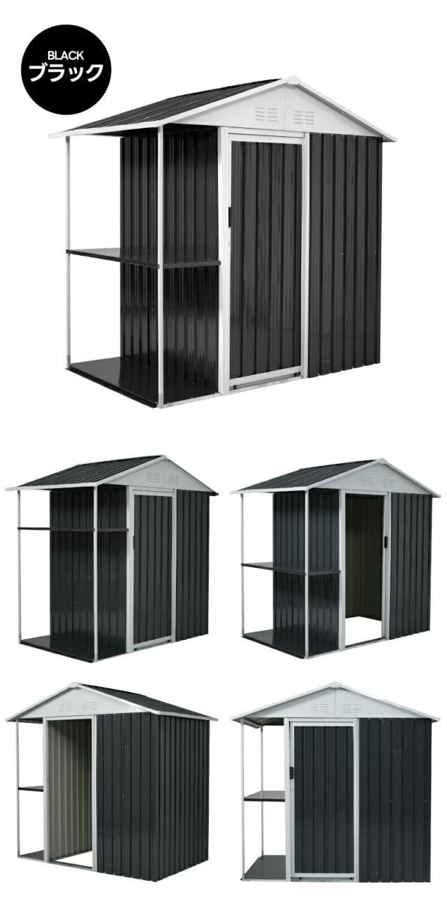 屋外スチール物置 カラーバリエーション