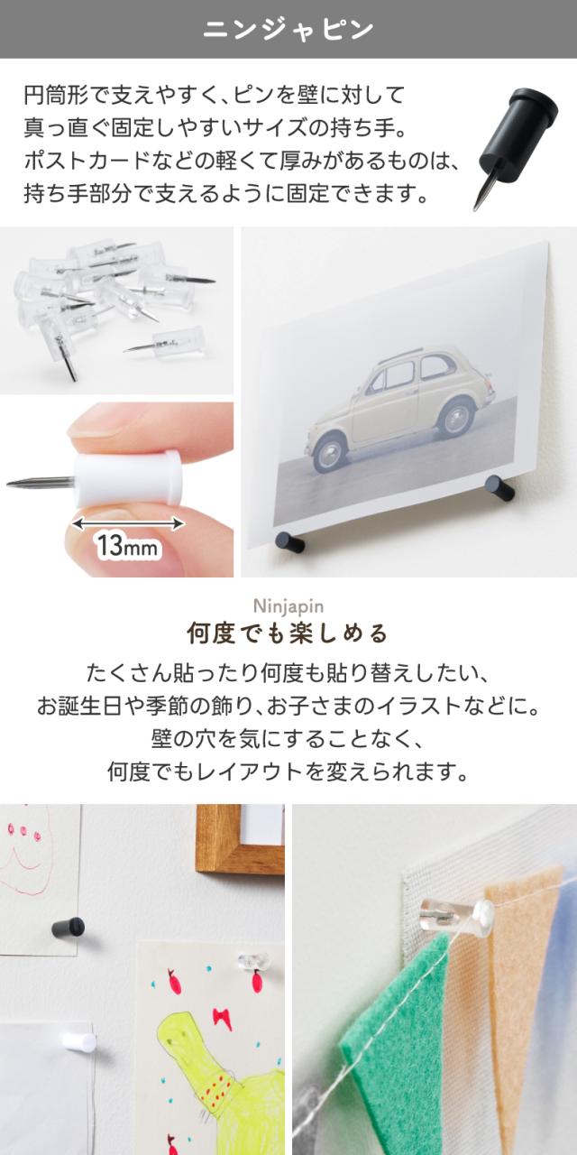 穴の跡も姿も忍ぶミニマムなピン