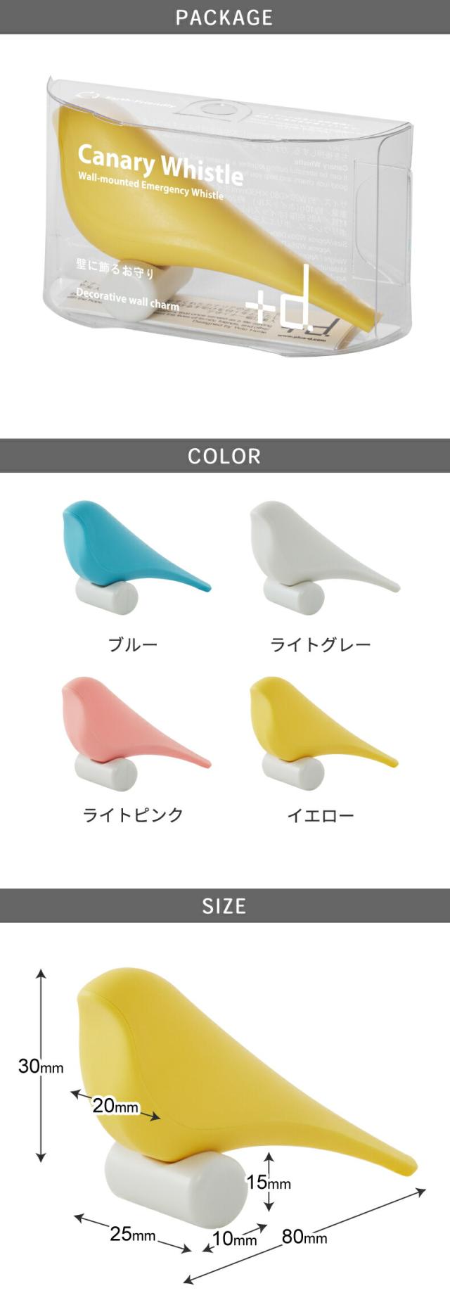 壁に飾るお守りホイッスル