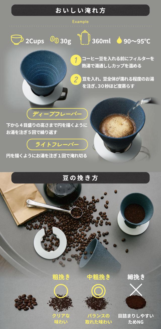 cerapotta セラポッタ セラミックコーヒーフィルター おしゃれ セラミック コーヒードリッパー