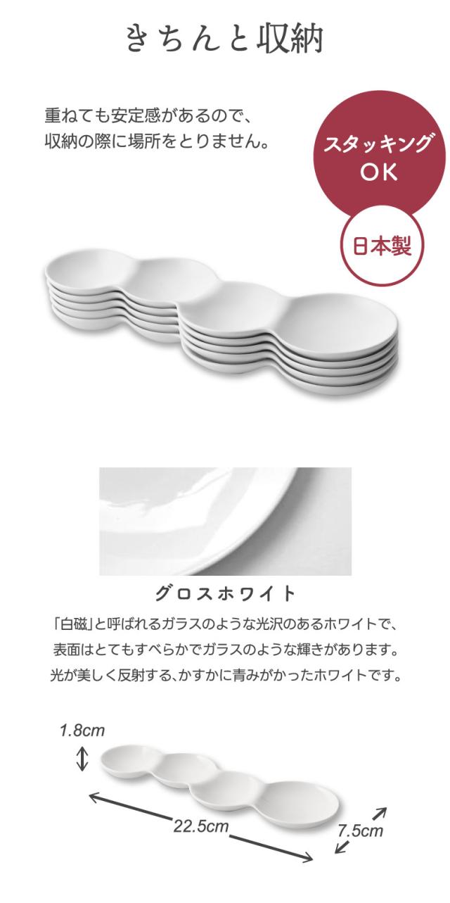 savone 仕切り皿 セット 日本製 プレート 食器