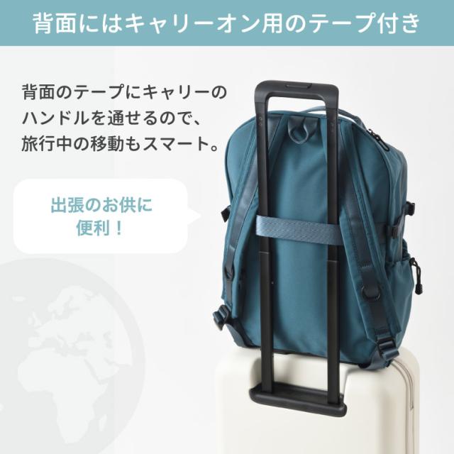 MILESTO LIKID サイドバックルバックパック 13インチPC収納 防水