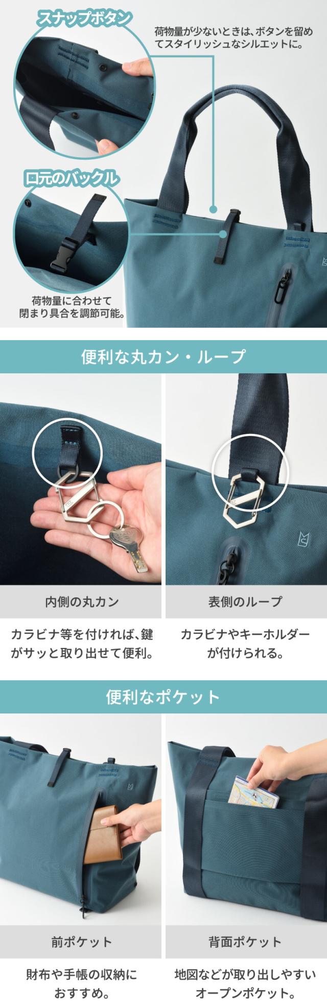  MILESTO ミレスト トートバッグ 大容量 トート 手提げ 肩掛け LIKID