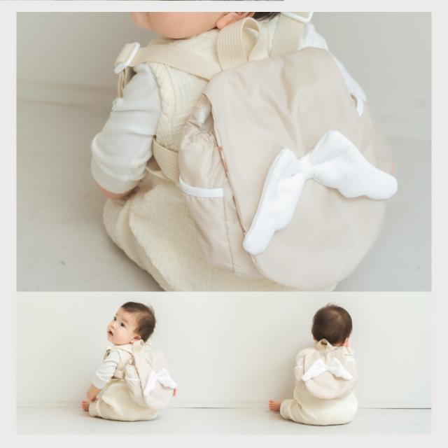 こども もこもこ天使のリュック リュックサック 誕生日祝い ベビーリュック