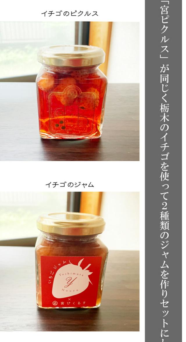 宮ピクルス「いちごずくし」イチゴピクルス・イチゴジャム・大人のイチゴジャムのセット