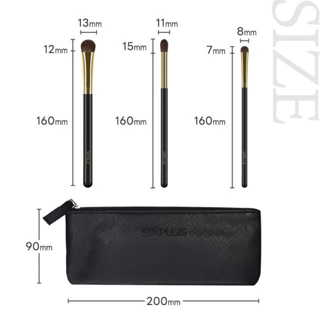 ポニーの毛を厳選使用したブラシ3本セット