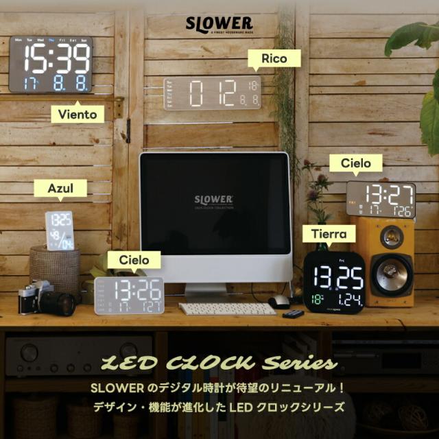 SLOWER LEDクロックシリーズ
