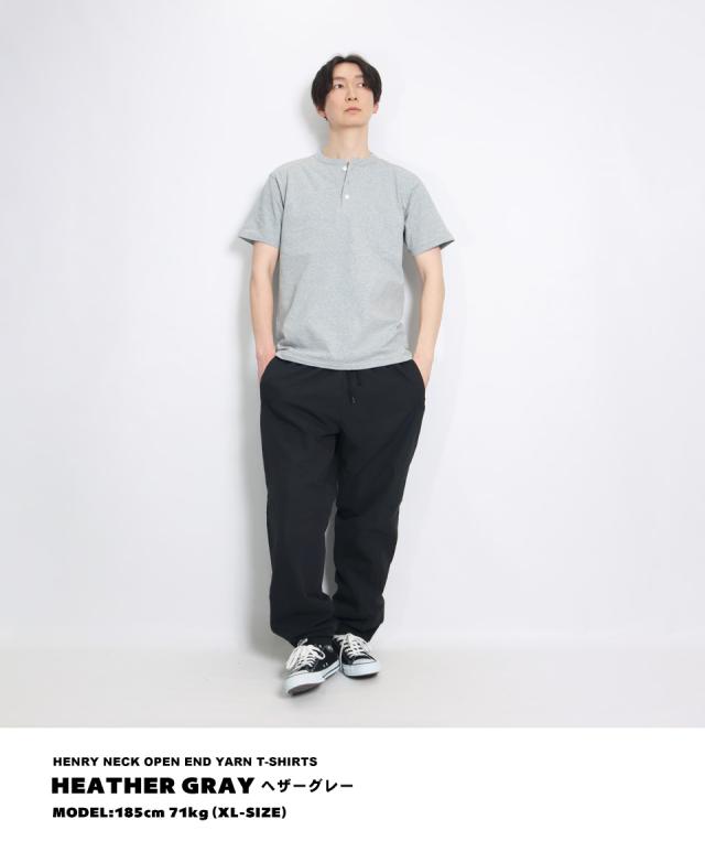 ヘンリーネックtシャツ