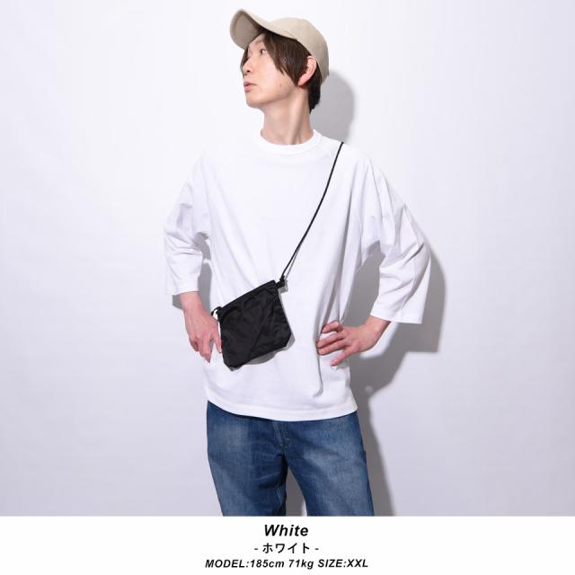 ラグラン7分袖スリットTシャツ