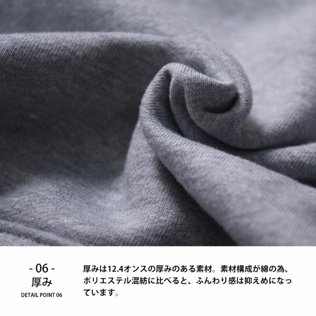 厚手のジップパーカー