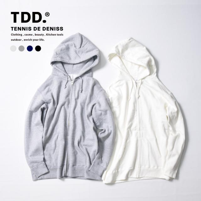 厚手のジップパーカー