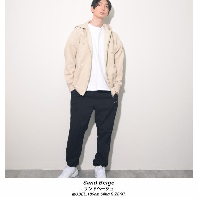 厚手ジップパーカー