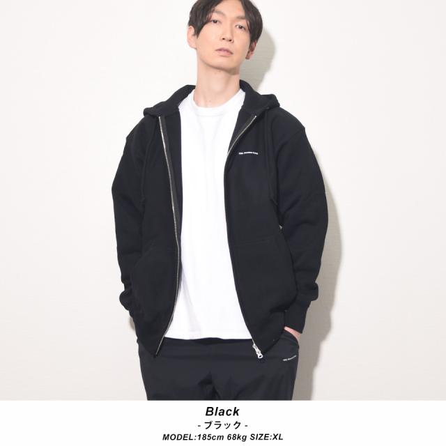 厚手ジップパーカー