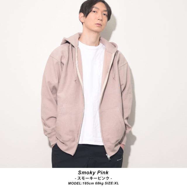 厚手ジップパーカー