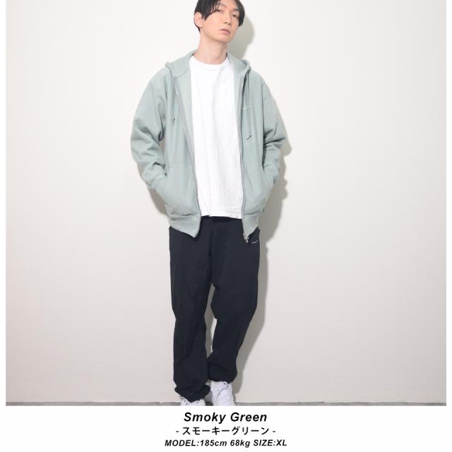 厚手ジップパーカー