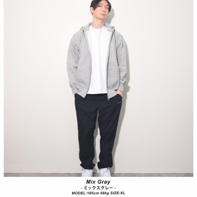 厚手ジップパーカー