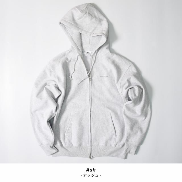 厚手ジップパーカー