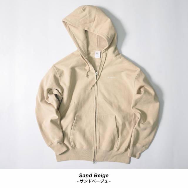 厚手ジップパーカー