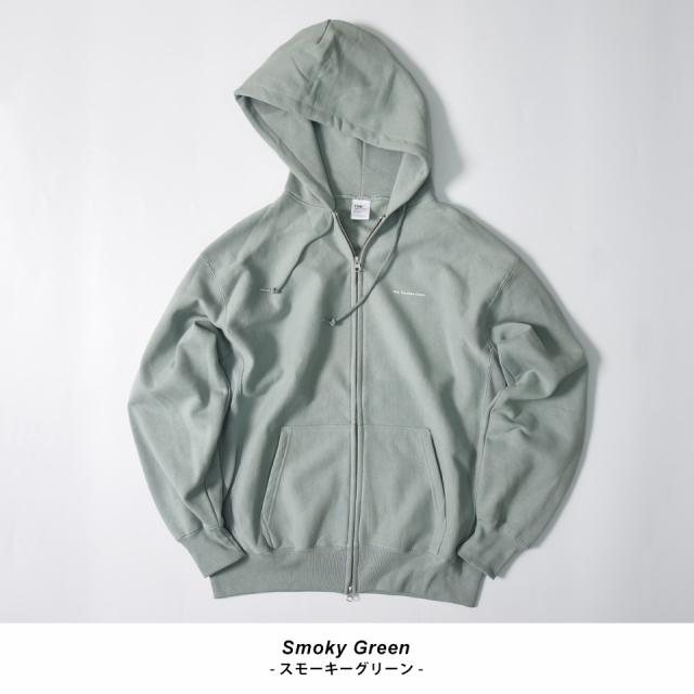厚手ジップパーカー