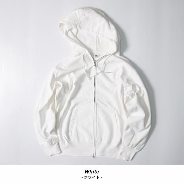 厚手ジップパーカー