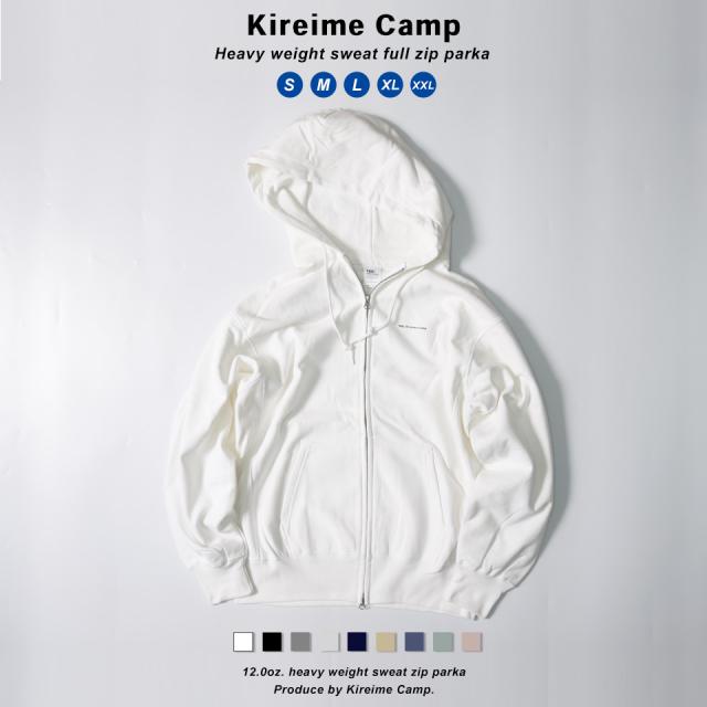 厚手ジップパーカー