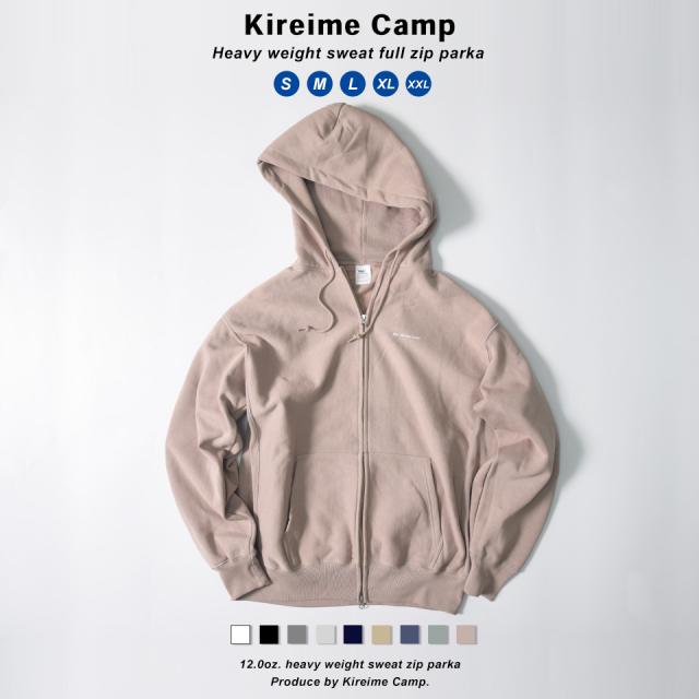 厚手ジップパーカー