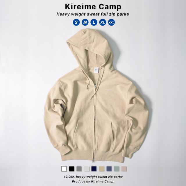 厚手ジップパーカー