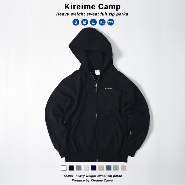 厚手ジップパーカー