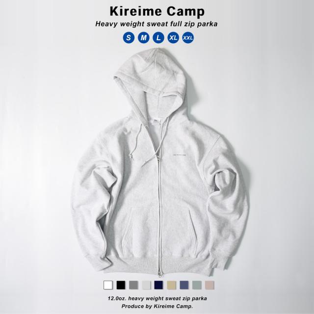 厚手ジップパーカー