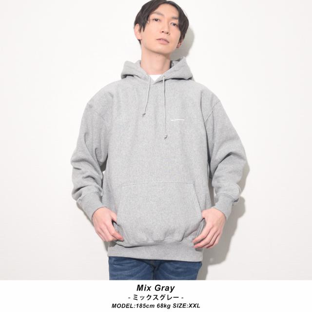 厚手プルオーバーパーカー