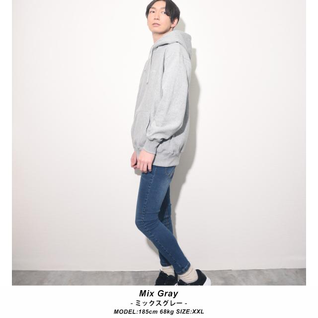 厚手プルオーバーパーカー