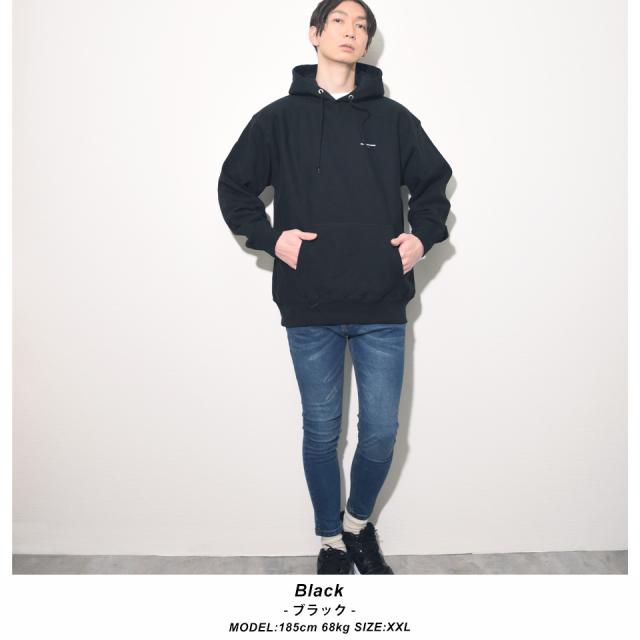 厚手プルオーバーパーカー