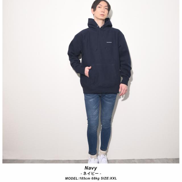 厚手プルオーバーパーカー
