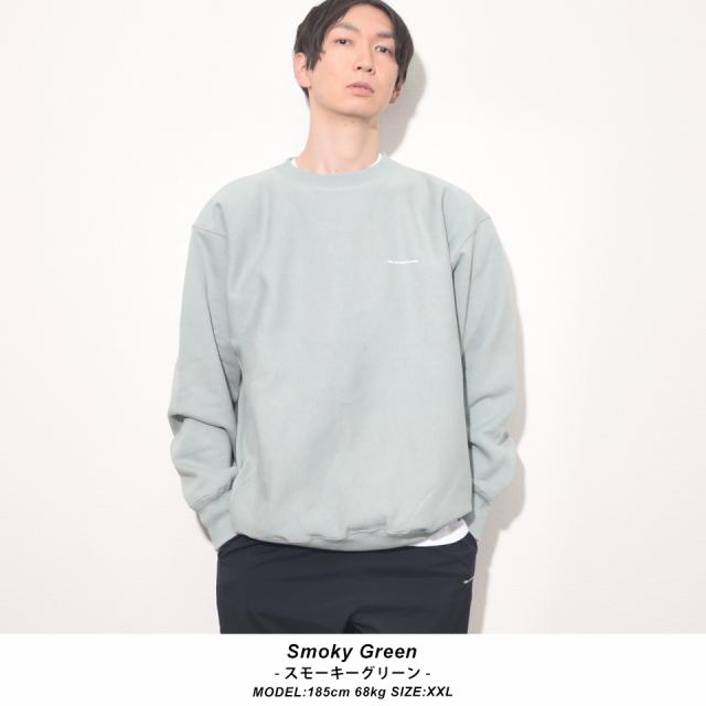 厚手クルーネックスウェット