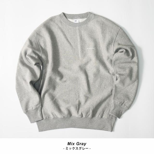 厚手クルーネックスウェット