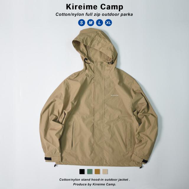 アウトドアフルジップパーカー