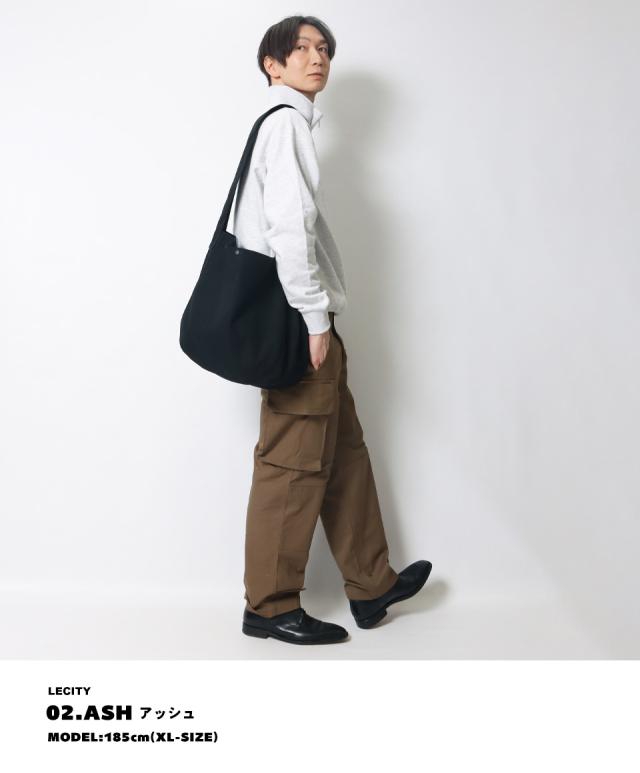 ハーフジップスウェット