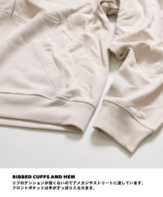 ジップパーカー