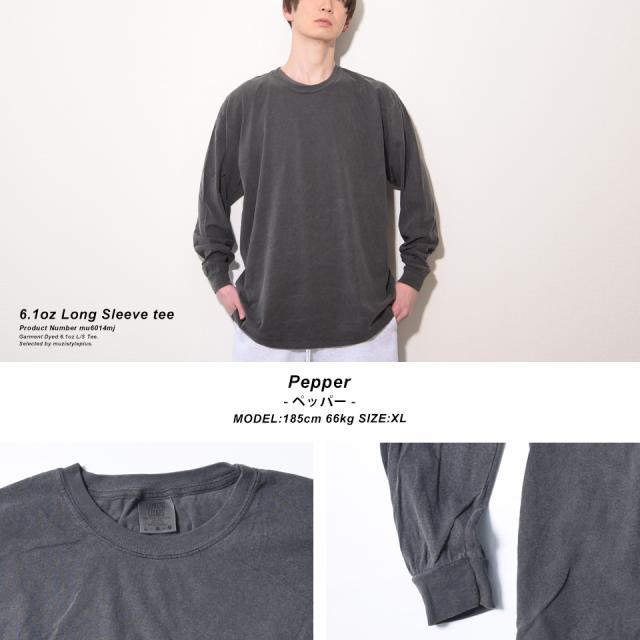 染めロングTシャツ