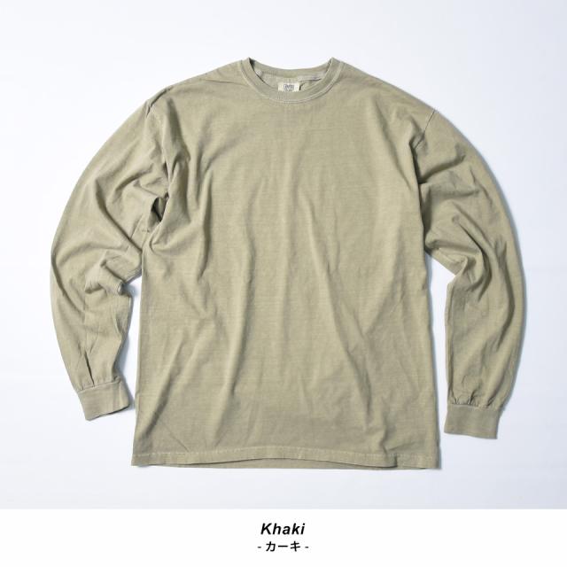 染めロングTシャツ