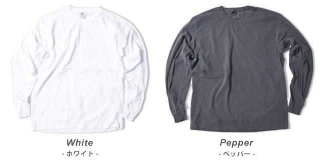 染めロングTシャツ