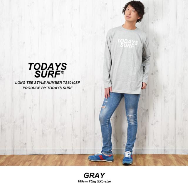TODAYS SURFのロンT メンズ おしゃれ ロングTシャツ