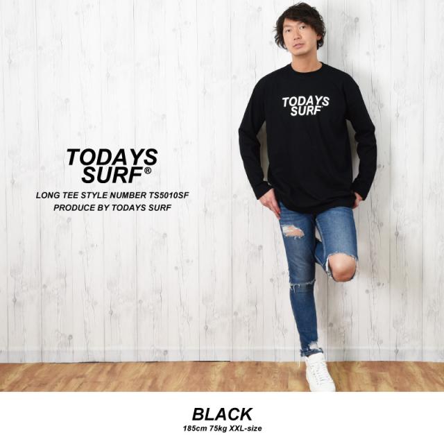 TODAYS SURFのロンT メンズ おしゃれ ロングTシャツ