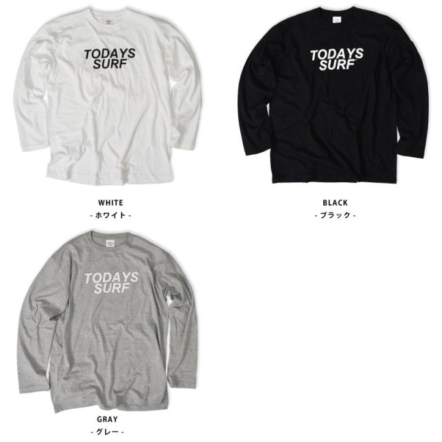 TODAYS SURFのロンT メンズ おしゃれ ロングTシャツ