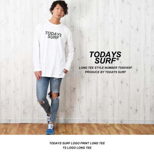 TODAYS SURFのロンT メンズ おしゃれ ロングTシャツ