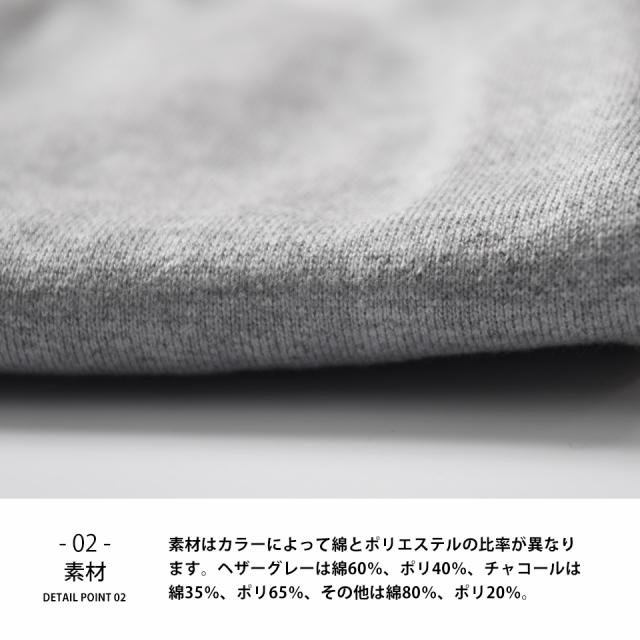 超厚手のジップパーカーの詳細