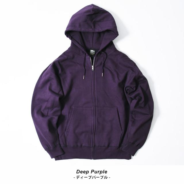 厚手のジップパーカー