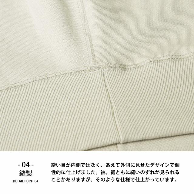 厚手のジップパーカー