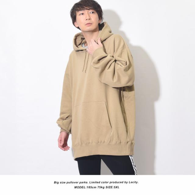 厚手のパーカー ビッグサイズ 5L 6L