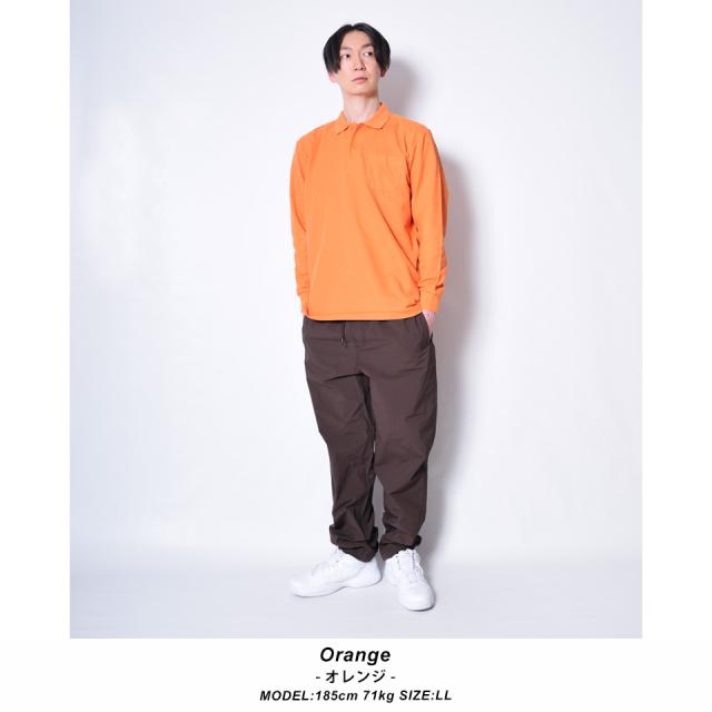 長袖ポロシャツ